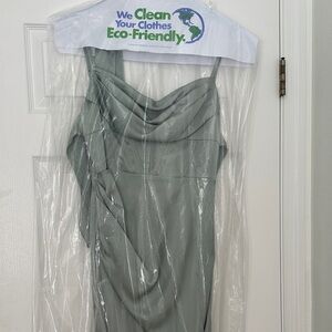 Azazie Sage Green Maxi Dress